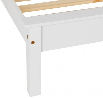 Monaco 3' Bed Low Foot End White