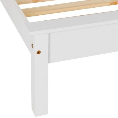 Monaco 4' Bed Low Foot End White