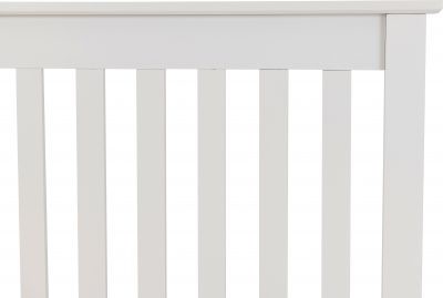 Monaco 4' Bed Low Foot End White