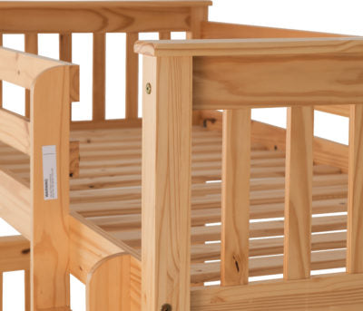 Neptune 3' Bunk Bed Oak Effect