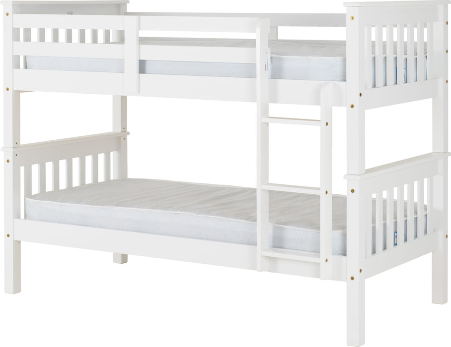 Neptune 3' Bunk Bed - White