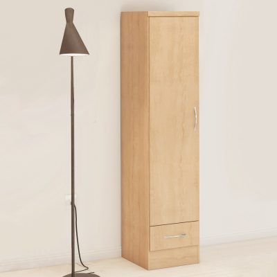 Nevada 1 Door 1 Drawer Wardrobe Sonoma Oak Effect