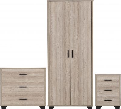 Oliver Trio Light Oak Effect