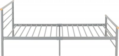 Orion 4'6" Bed Silver