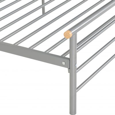 Orion 4'6" Bed Silver