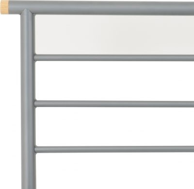 Orion 4'6" Bed Silver