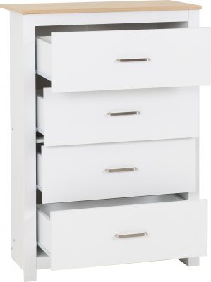 Portland Trio White/Oak Effect