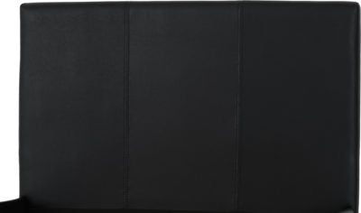 Prado 3' Bed Black Faux Leather