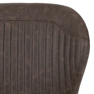 Quebec Chair (Box of 4) Brown Faux Leather