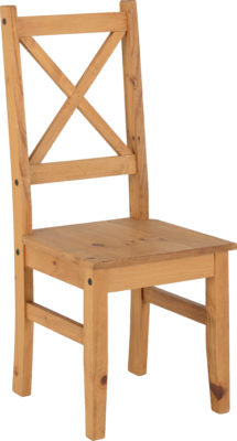 Salvador Chair (Box of 2) Distressed Waxed Pine