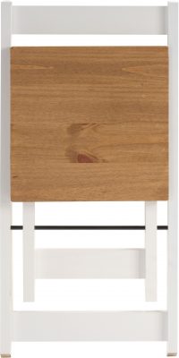 Santos Butterfly Dining Set White/Distressed Waxed Pine