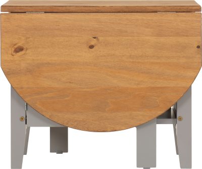 Santos Drop Leaf Coffee Table Grey Slate/Distressed Waxed Pine