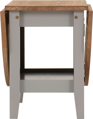 Santos Drop Leaf Coffee Table Grey Slate/Distressed Waxed Pine