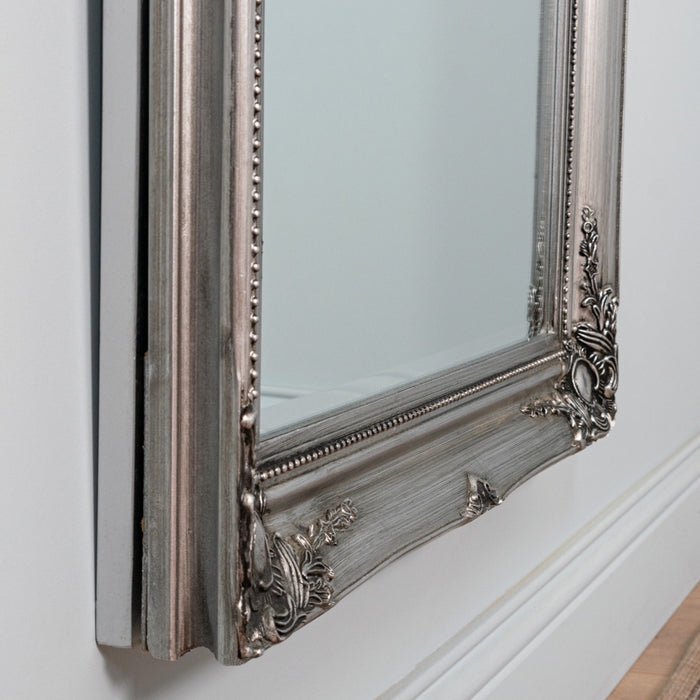 Chateau wide cheval mirror champagne