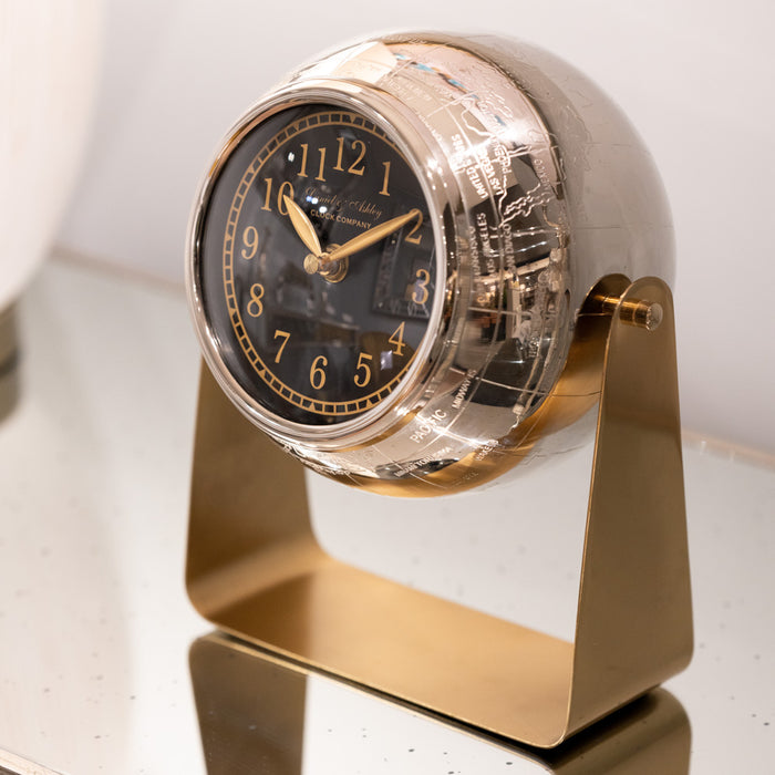 Daniel and ashley mantel clock nickel 21cm