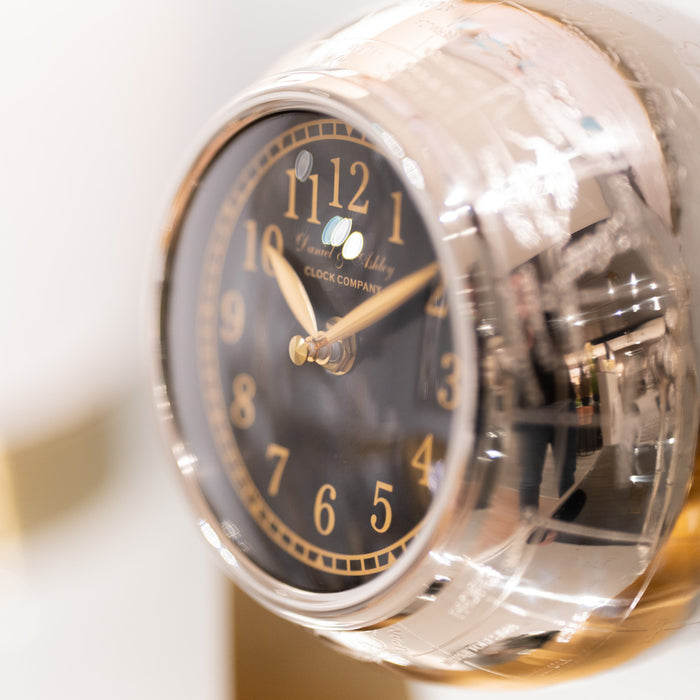 Daniel and ashley mantel clock nickel 21cm