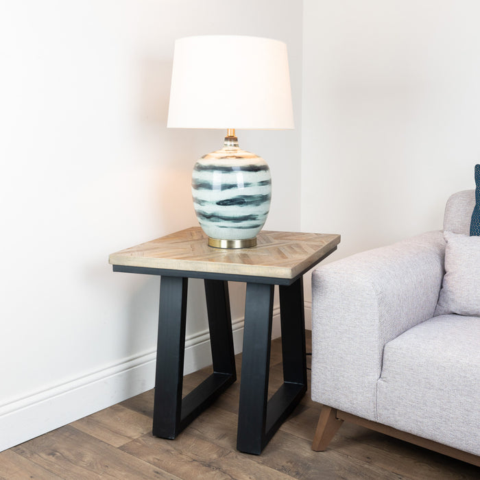 Florence end table teak