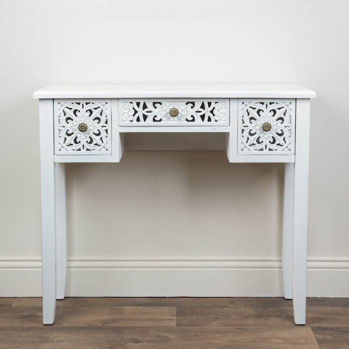 Jessie console table white