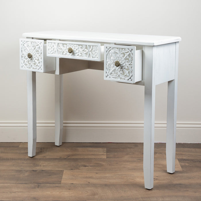 Jessie console table white