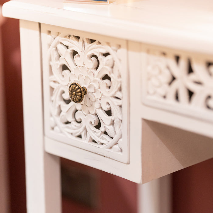 Jessie console table white