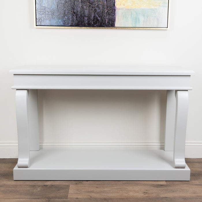 Scroll ivory 130cm console table