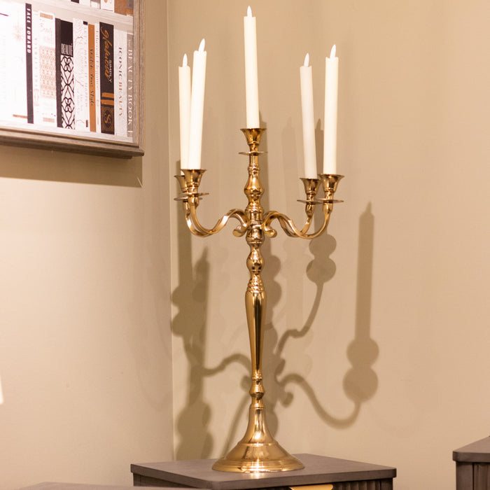 Alani candelabra 5 lights gold