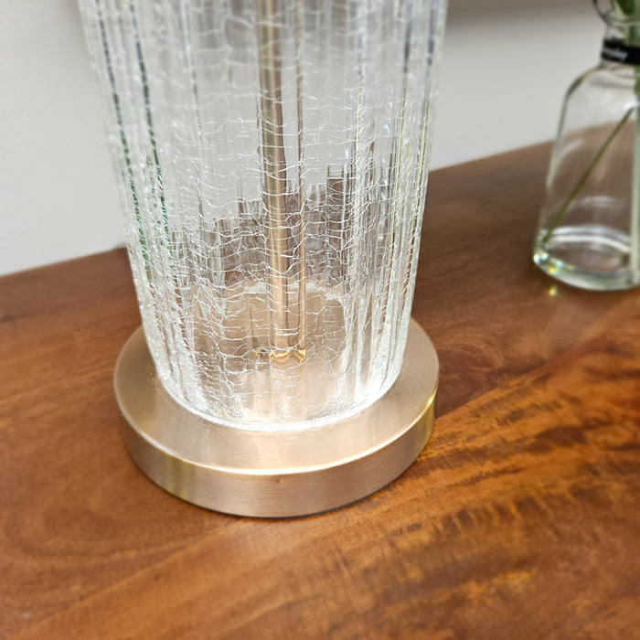 Larisa glass table lamp 78cm