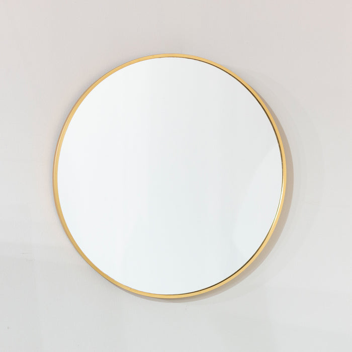 Modena round wall mirror gold 60cm