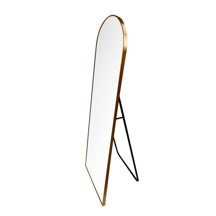 Modena floor standing mirror gold 160cm