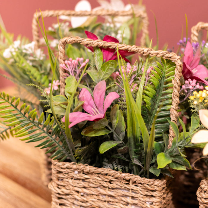 Wildflower flower basket small