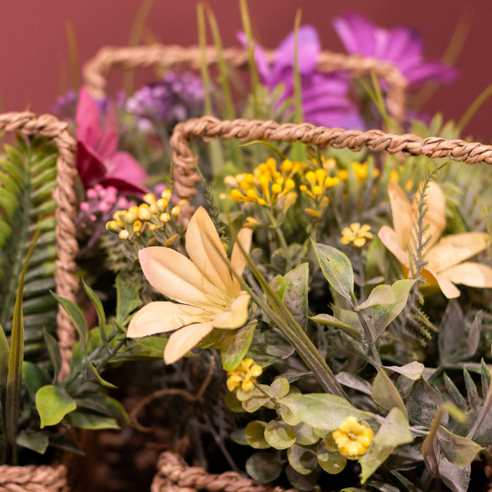 Wildflower flower basket small