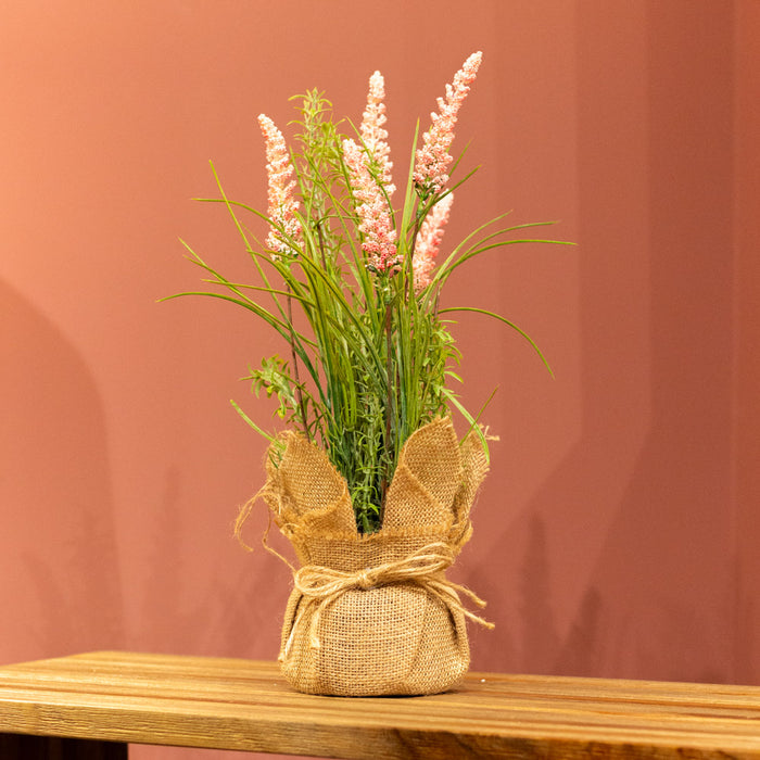 Wildgrass in sack pot