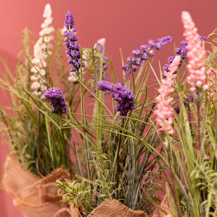 Wildgrass in sack pot