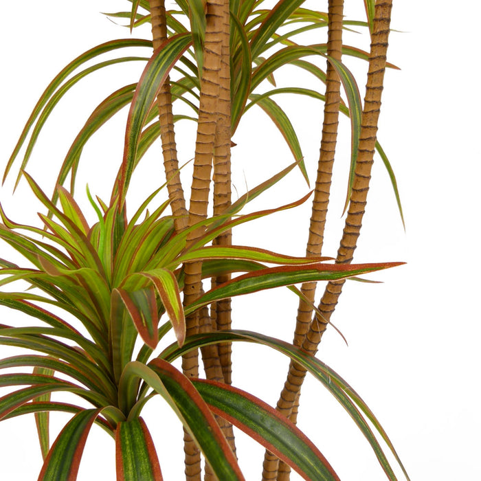 Artificial chlorophytum tree red/green 140cm