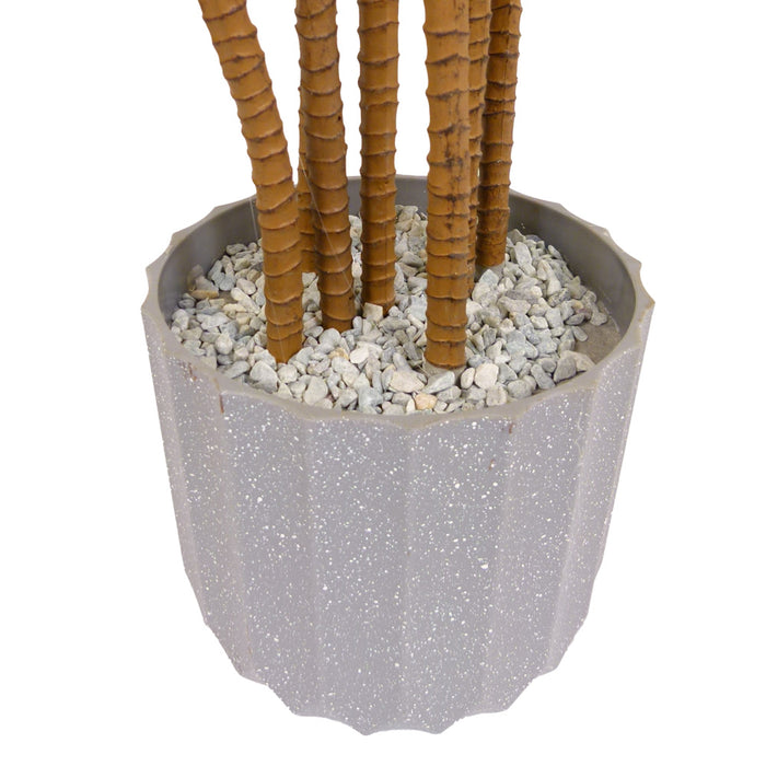 Artificial chlorophytum tree red/green 140cm