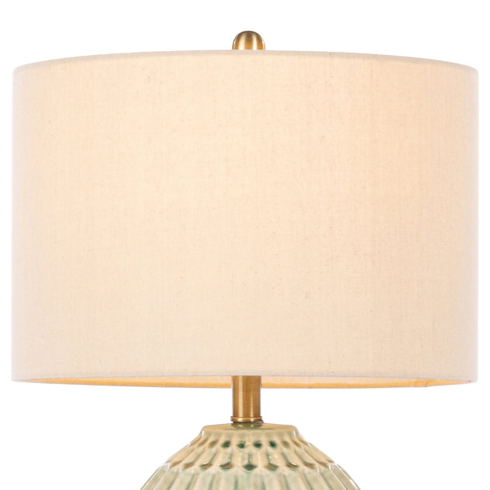 Gemma ceramic lamp aqua