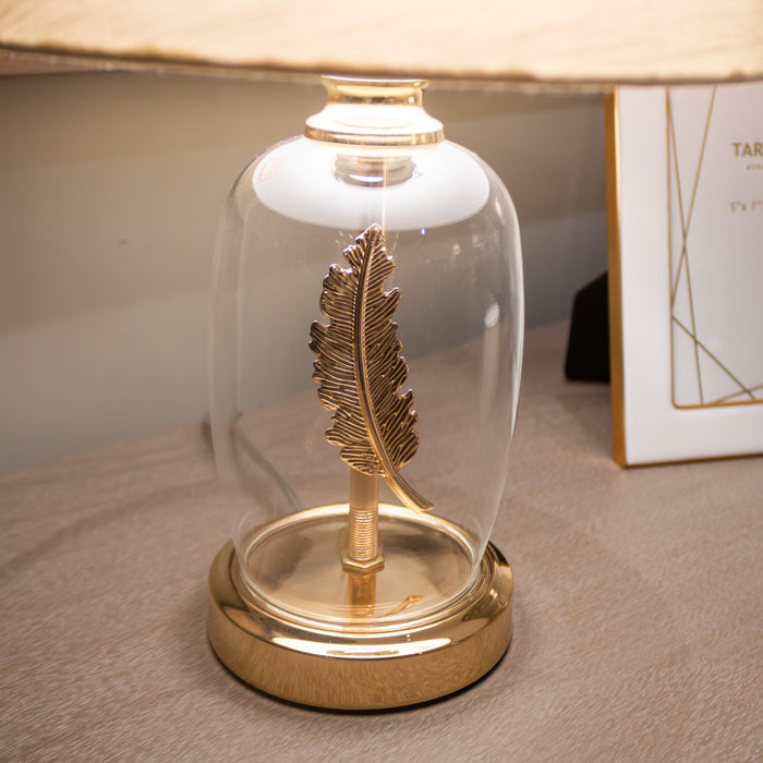 Sora feather bedside lamp 33cm