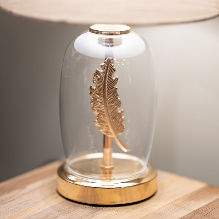 Sora feather bedside lamp 33cm