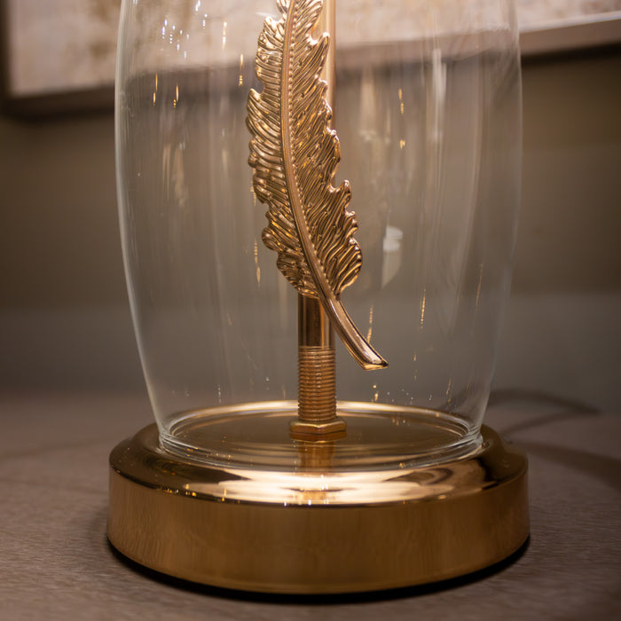 Sora feather bedside lamp 33cm