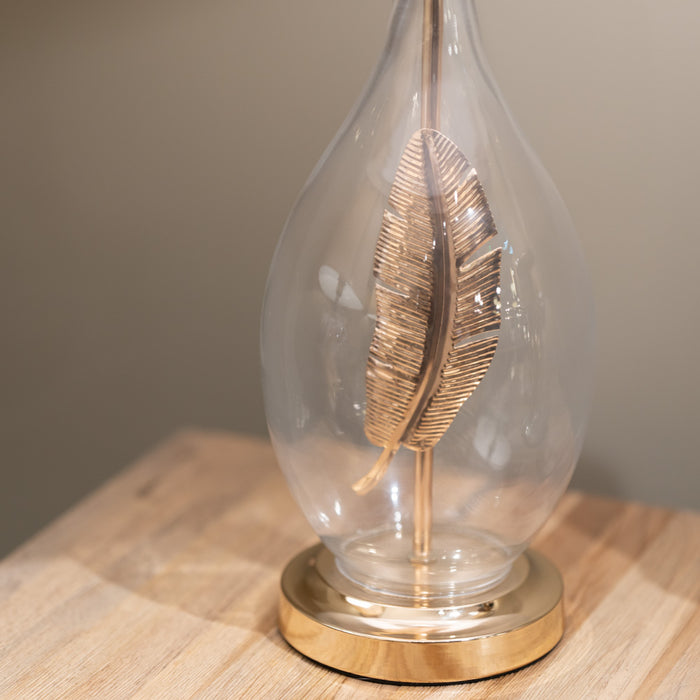 Sora feather table lamp 62cm