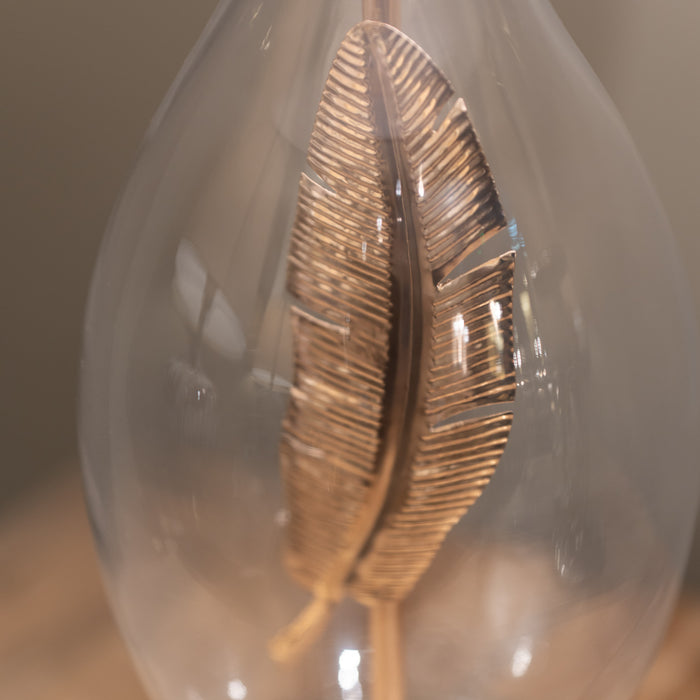 Sora feather table lamp 62cm