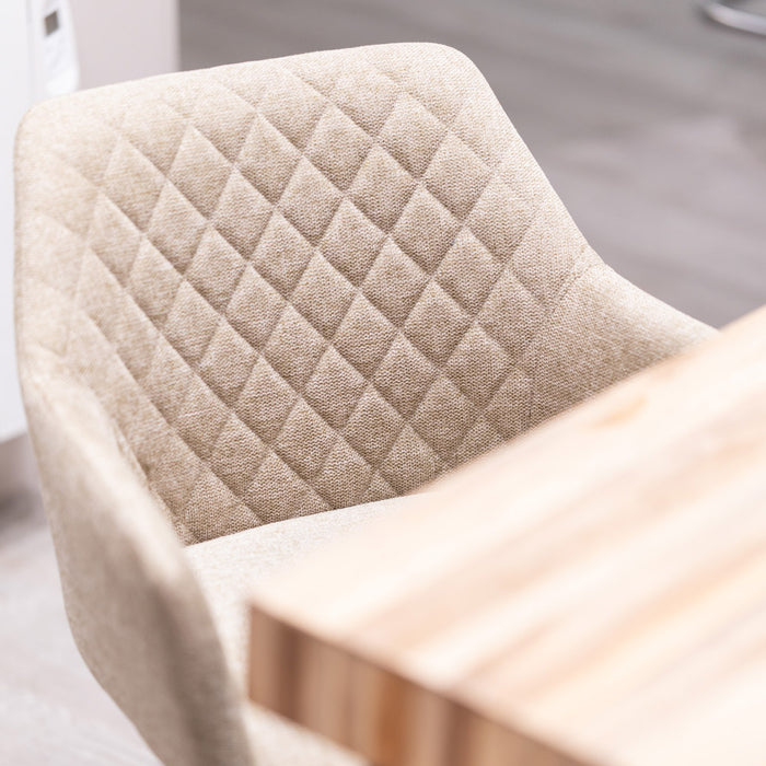 Patti swivel dining chair beige