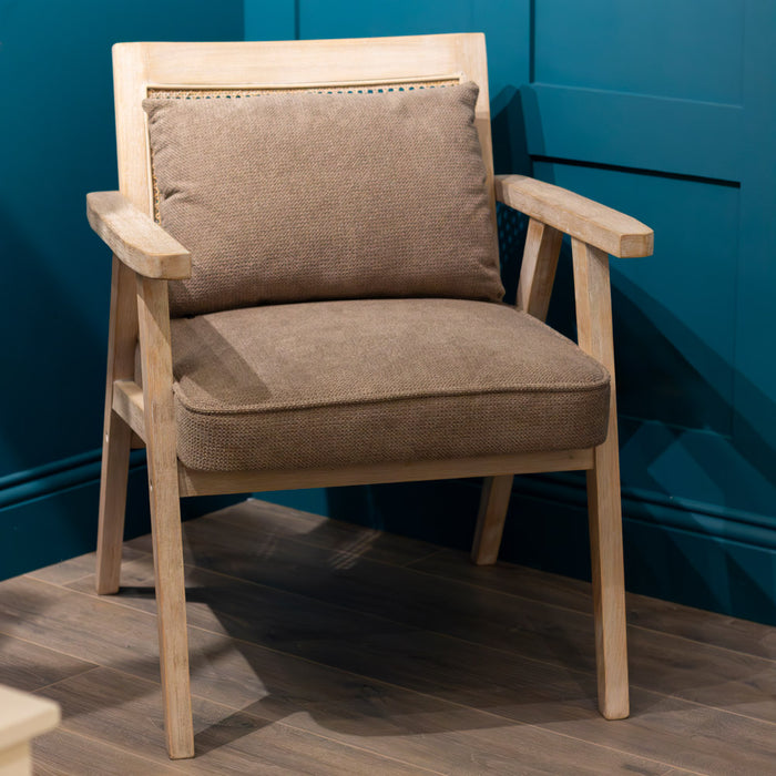 Willow accent chair taupe