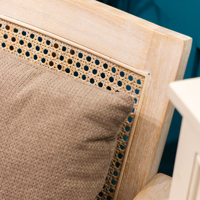 Willow accent chair taupe