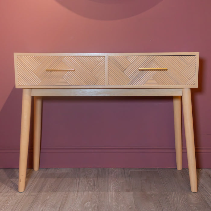 Malmo 2 drawer console