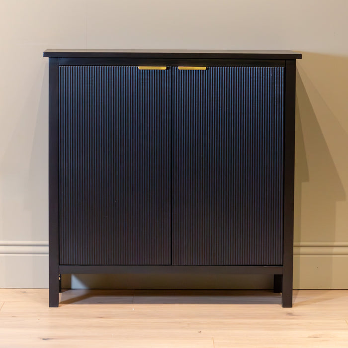 Harrison 2 door cabinet black