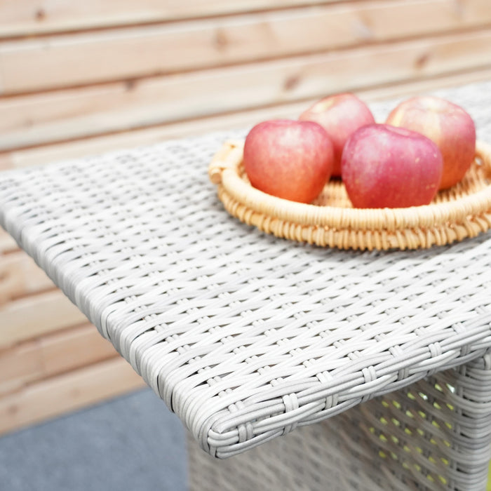 Outdoor bar table grey