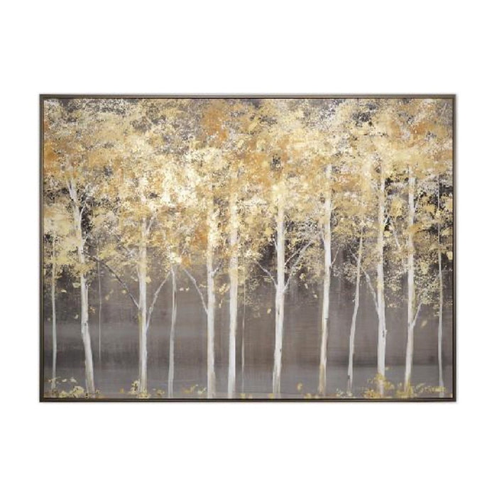 Framed canvas gold rush 150 x 110cm