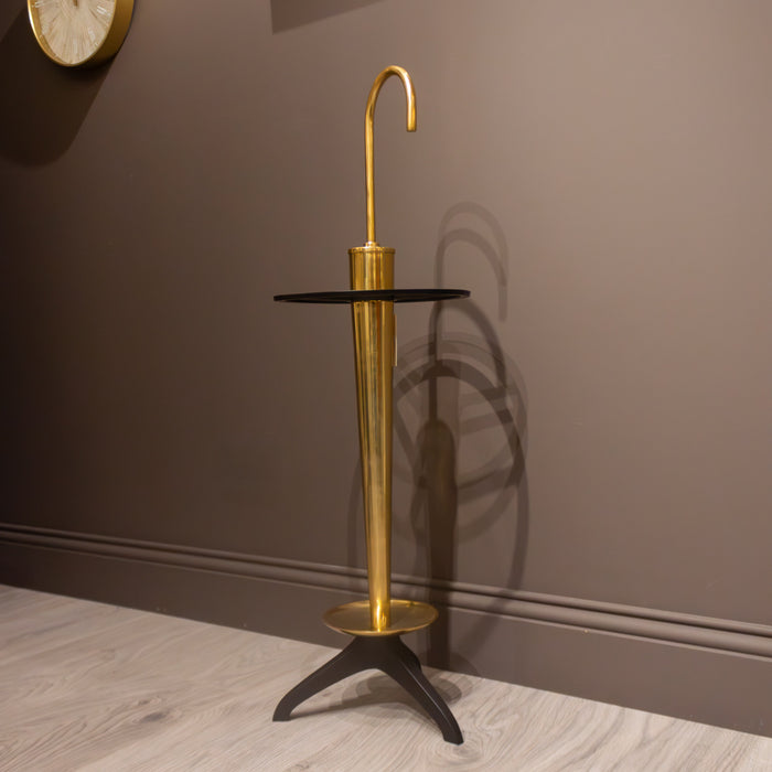 Anya umbrella stand 93cm antique brass/black