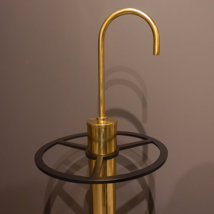 Anya umbrella stand 93cm antique brass/black